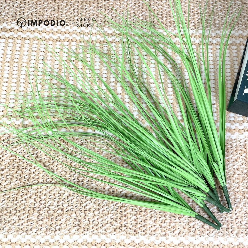 IMPODIO Rumput Onion Grass Artificial Estetik - Properti Foto Produk & Dekorasi Vas Bunga Meja Minimalis